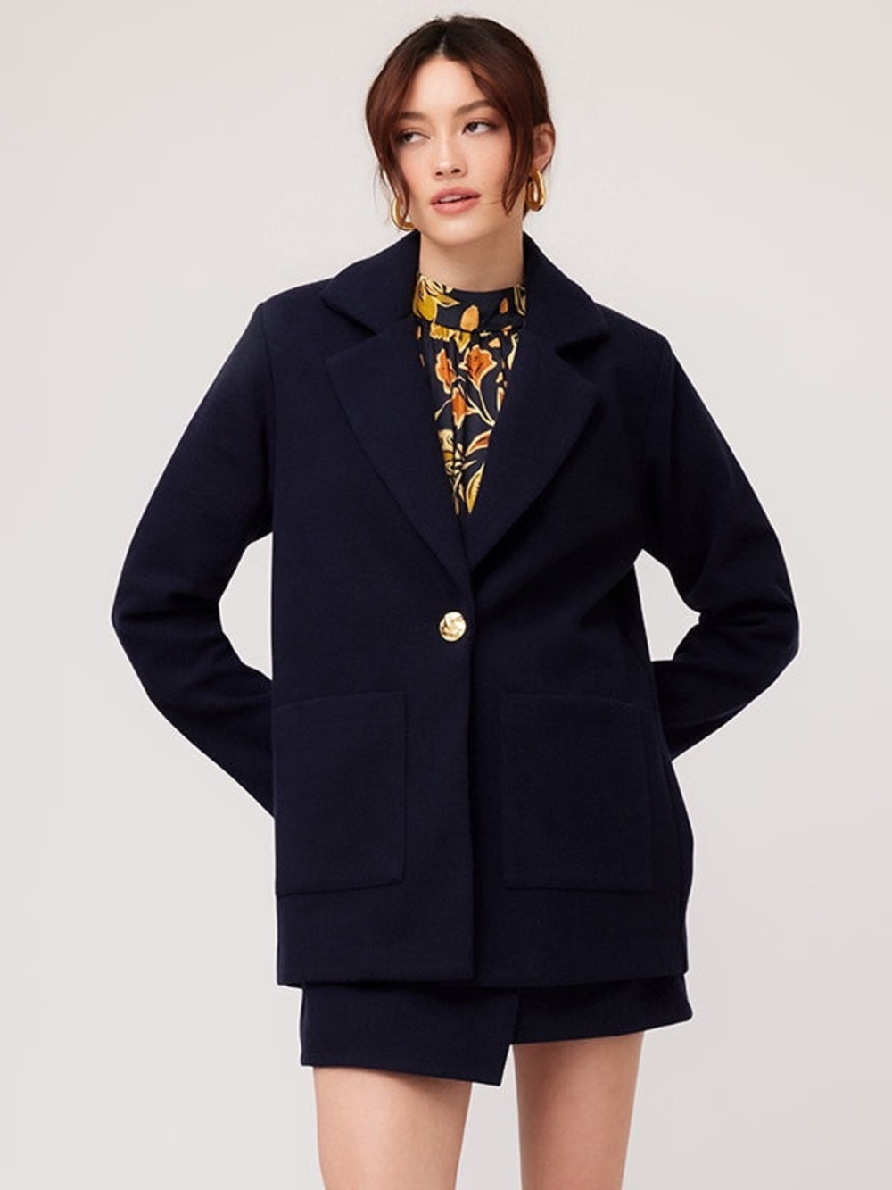 R.G Kane‎ navy blue Vice Blazer size small